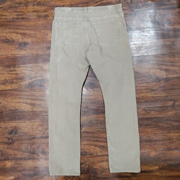 J. Crew 770 Beige Slim Fit Five Pocket Straight Corduroy Jeans Men's Size 32 - Picture 3 of 11
